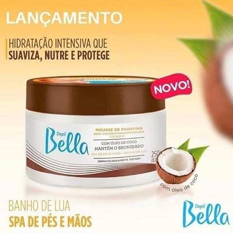 MOUSSE DE PARAFINA DEPIL BELLA ÓLEO DE COCO 